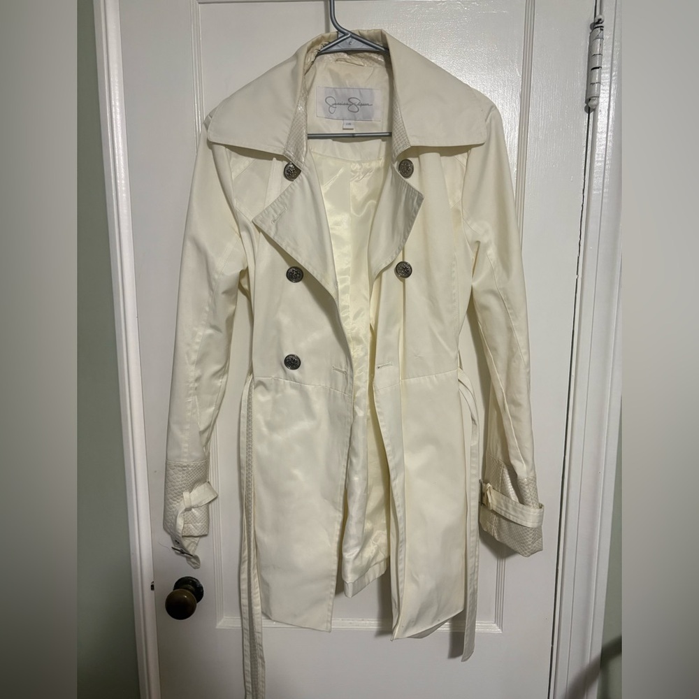 Jessica Simpson Cream Trench Coat
